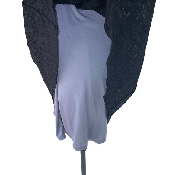 Victorias Secret Womens Dress Size Medium Black Lace Mini Pleated Party - Picture 9 of 12